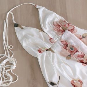 Showpo plunging floral maxi